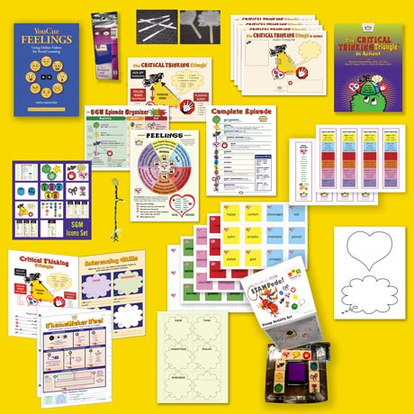 YouCue Feelings w/ SGM®’s Critical Thinking Triangle® in Action! Deluxe Set