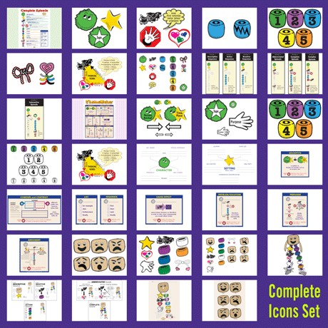 Universal MindWing Digital Icons: Complete Set