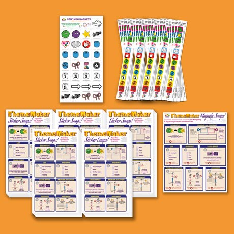 SGM® Icons Magnets/Stickers SET